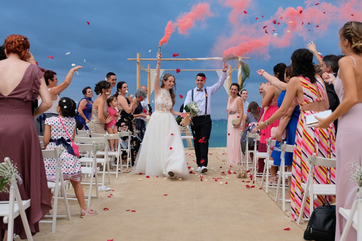 Una boda celebrada al restaurant d'Arenys de Mar