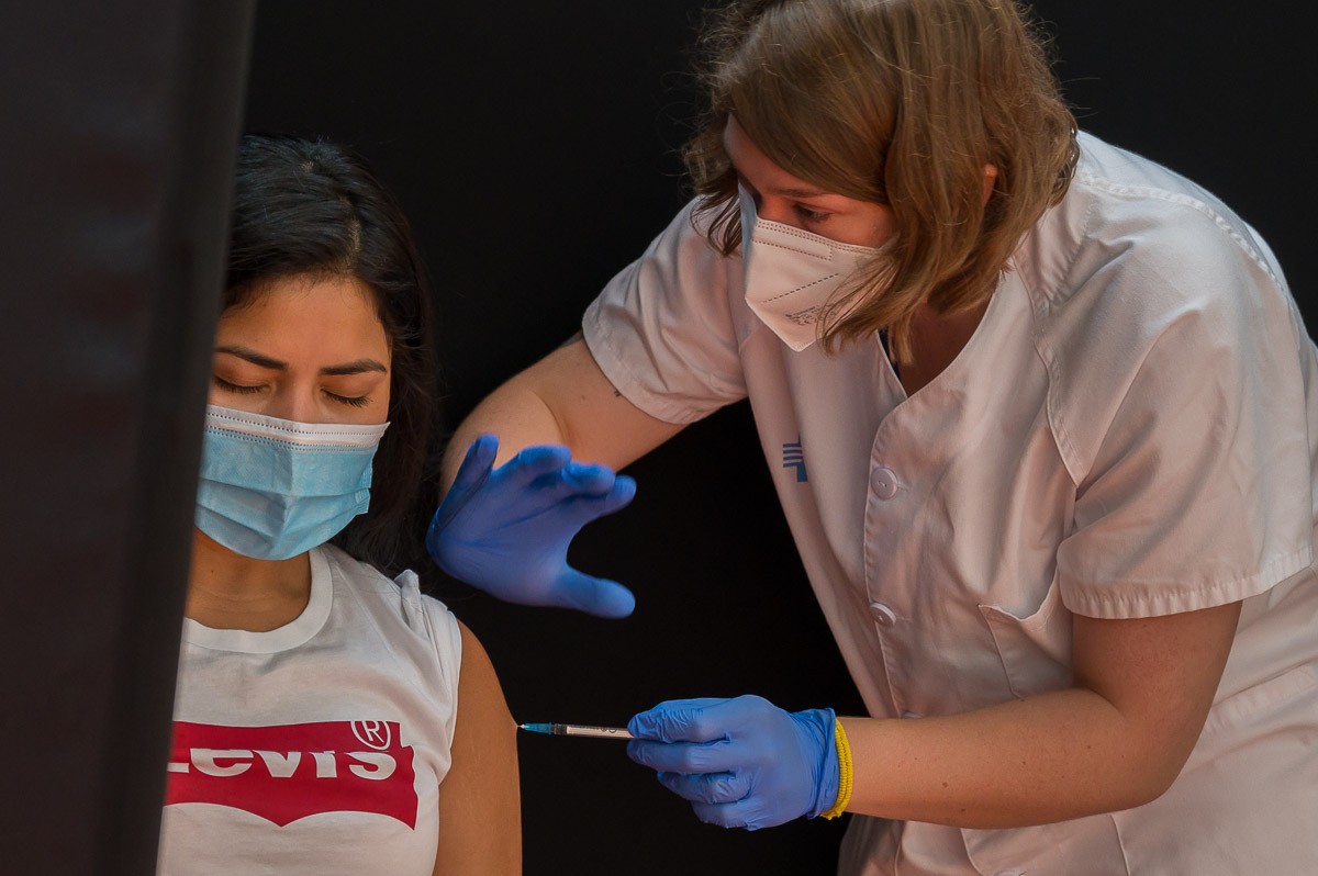 Vacunació contra la Covid a Vic