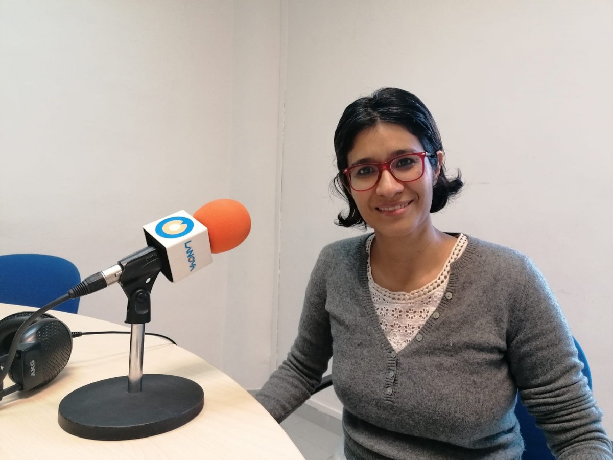 Irina Ravelo, en una entrevista a LANOVA Ràdio de Reus 