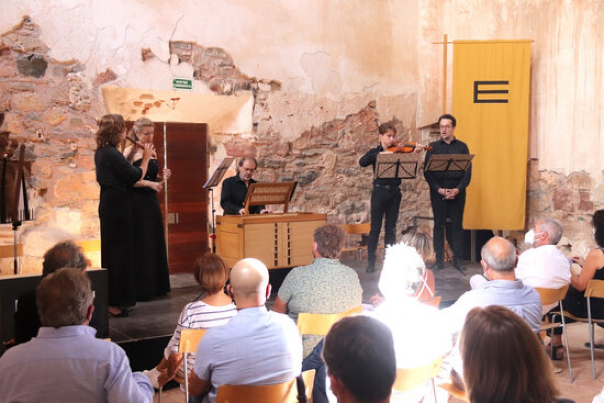 Concert de Les Traversées Baroques a la Cartoixa d'Escaladei dins el festival Terrer, al Priorat
