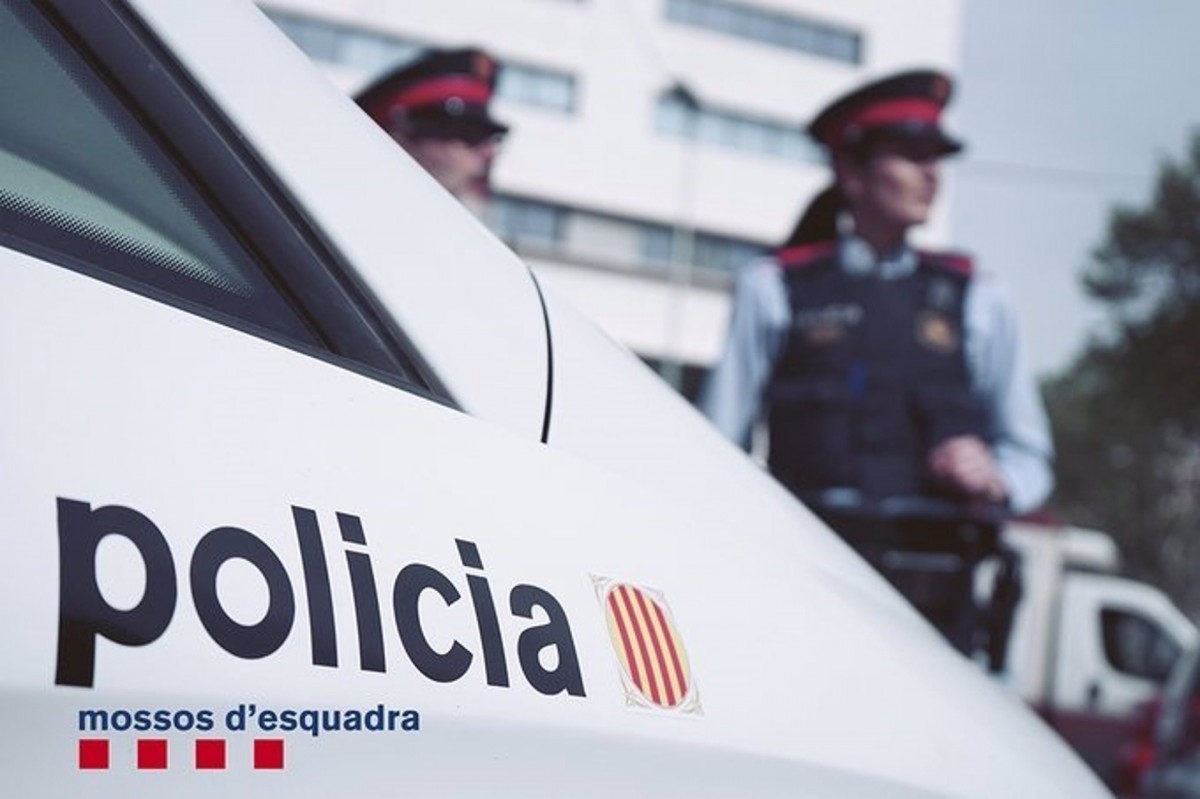 Un vehicle de la policia catalana