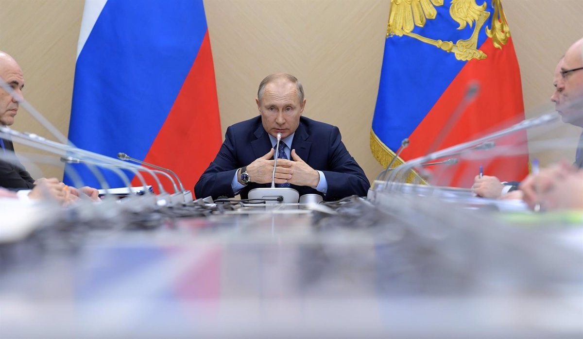 Vladímir Putin, en una reunió al Kremlin.