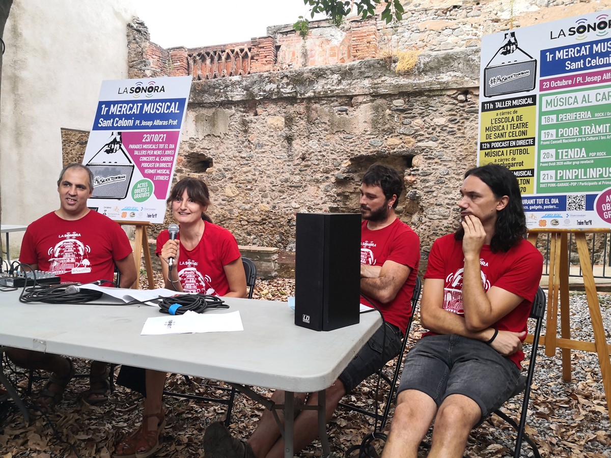 Gemma Fernández explica les activitats del 1r Mercat Musical de Sant Celoni