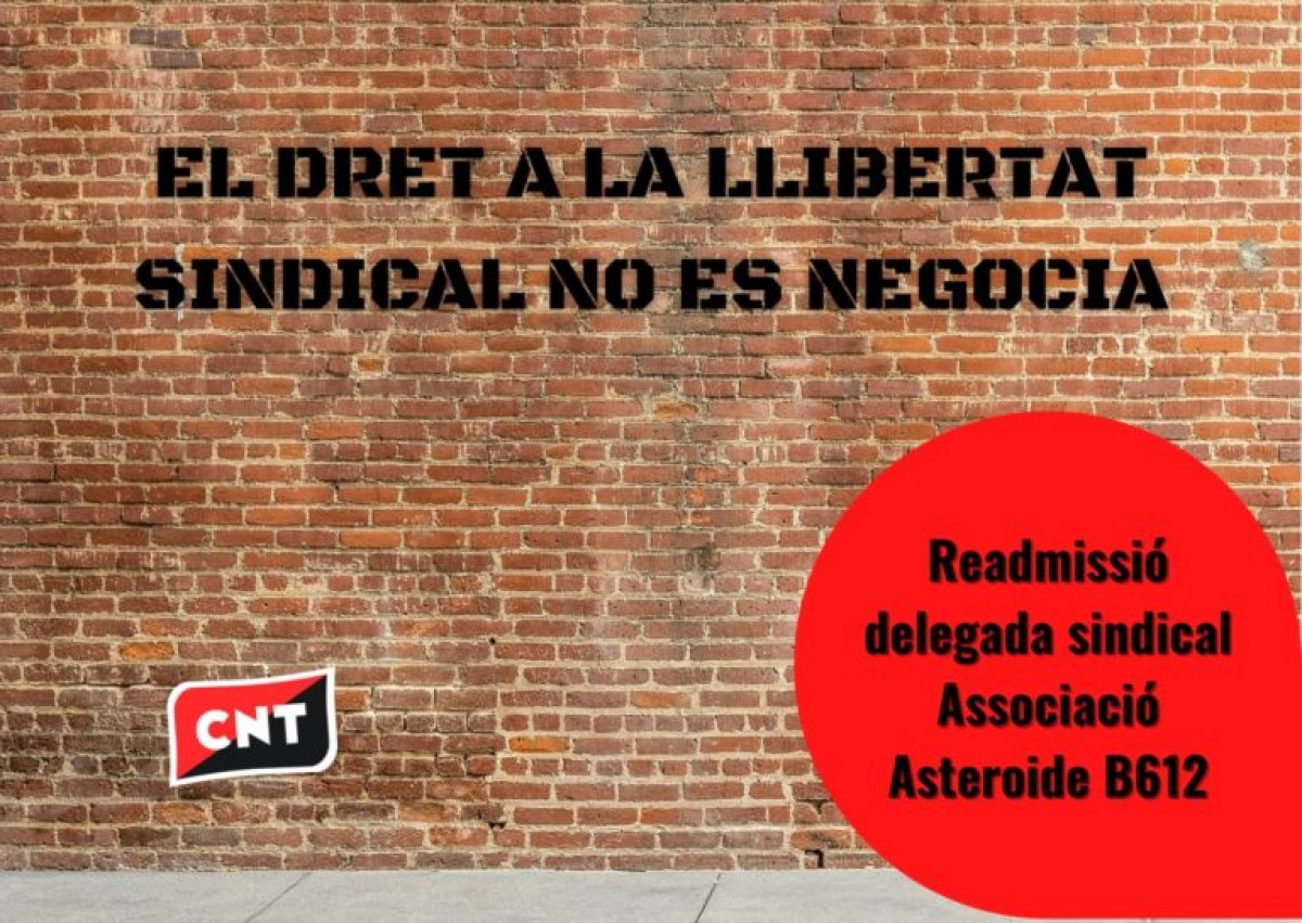 La CNT demana la reademissió de la delegada sindical