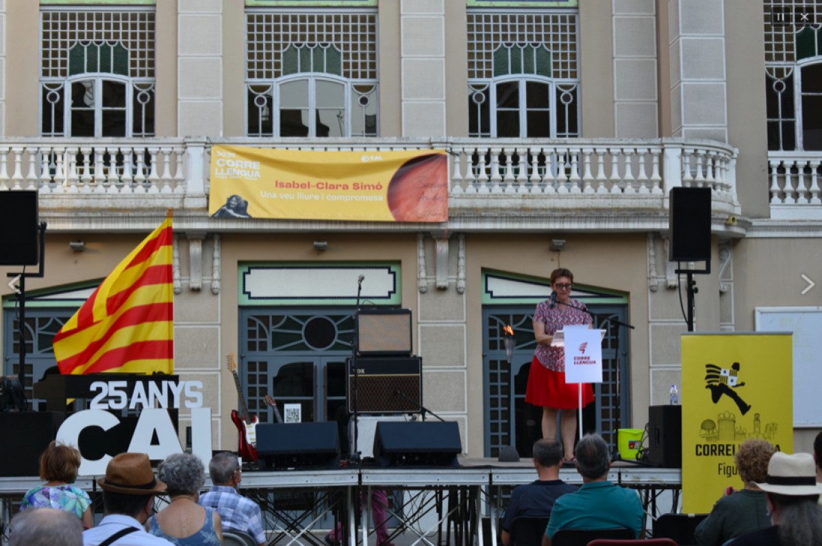 L’acte d’inici del Correllengua es va fer a Figueres el passat 9 de juliol.