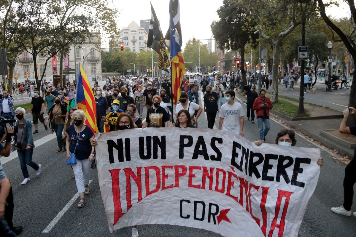Manifestació dels CDR, en una imatge d'arxiu