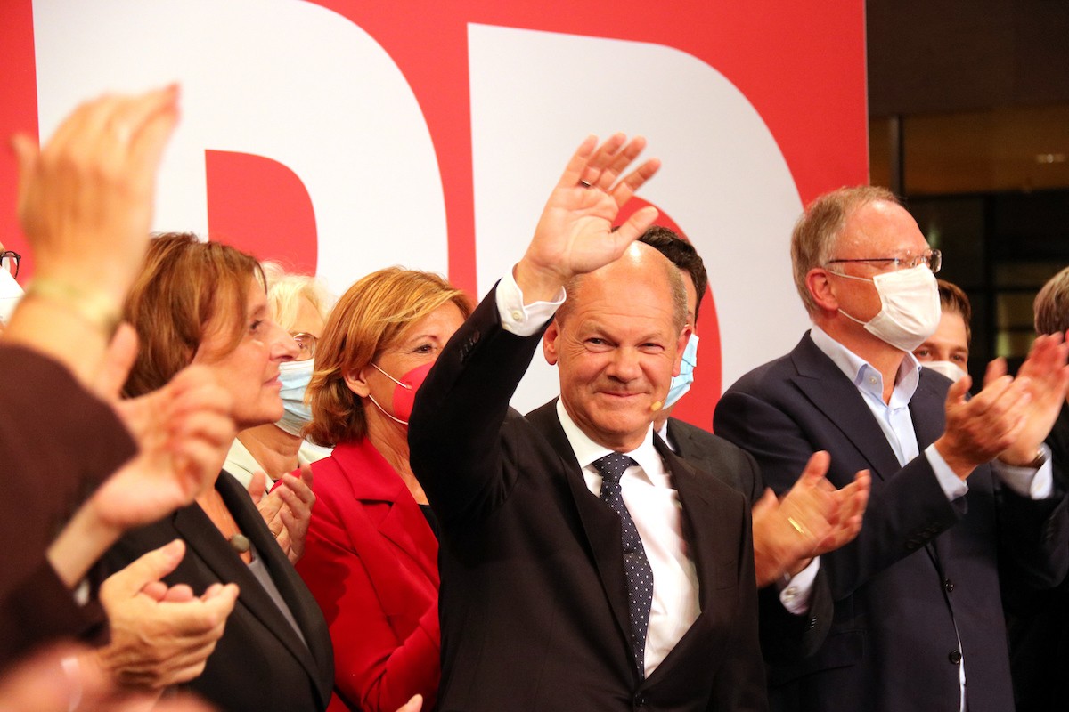 Olaf Scholz, líder de l'SPD i guanyador de les eleccions federals alemanyes