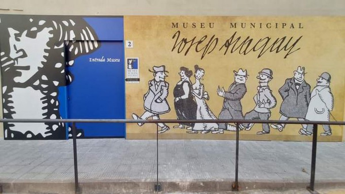 Imatge de la façana rehabilitada del Museu Municipal Josep Aragay