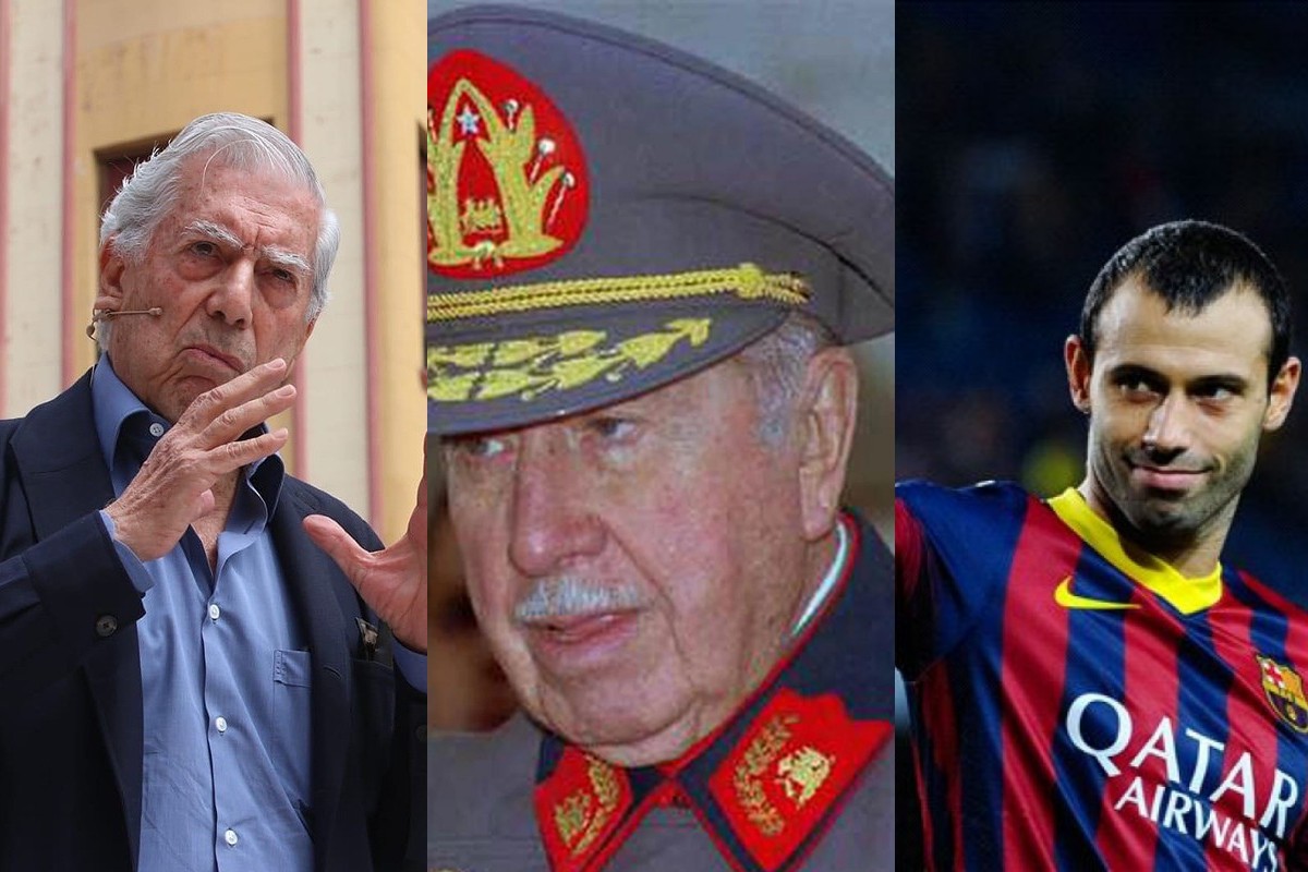 Mario Vargas Llosa, Pinochet i Javier Mascherano