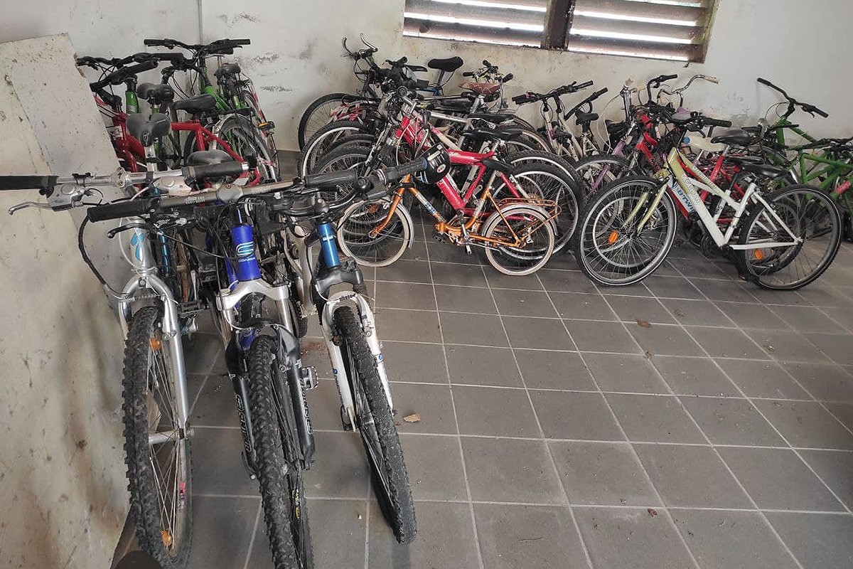 Les bicicletes que ha recollit l'Ajuntament de Vic per a la borsa