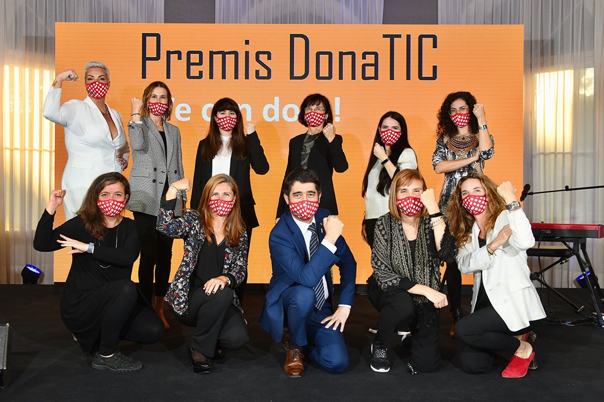 Guanyadores dels Premis Dona TIC 2020