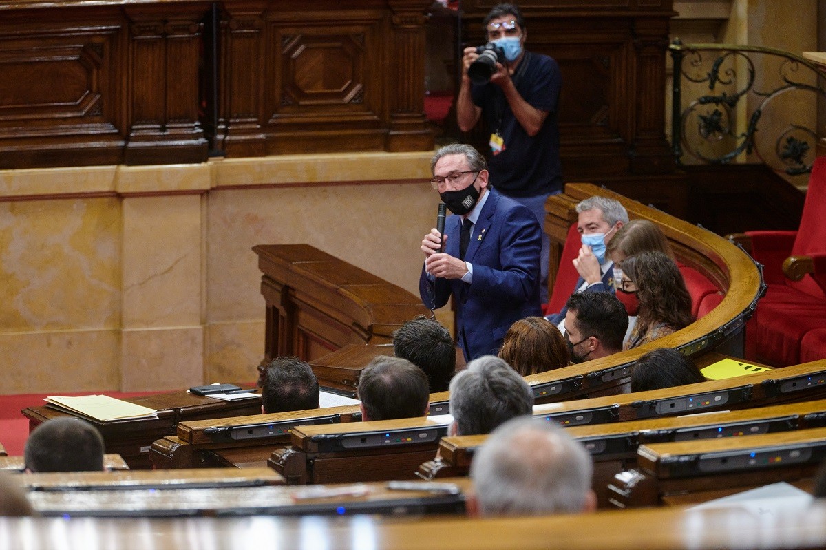 Jaume Giró al Parlament.