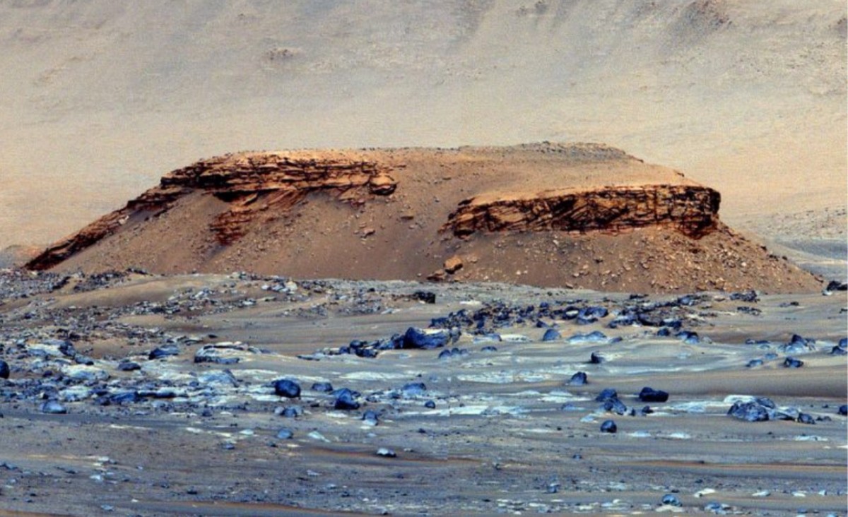 Imatge del cràter Jezero de Mart