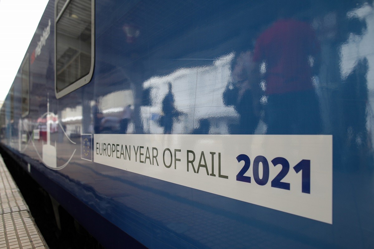 Tren de connexió Europe Express a Bucarest