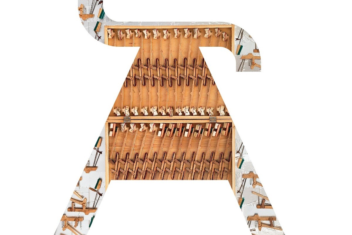 Foto del cartell de la Fira d'artesania de la fusta i moble de la Sénia