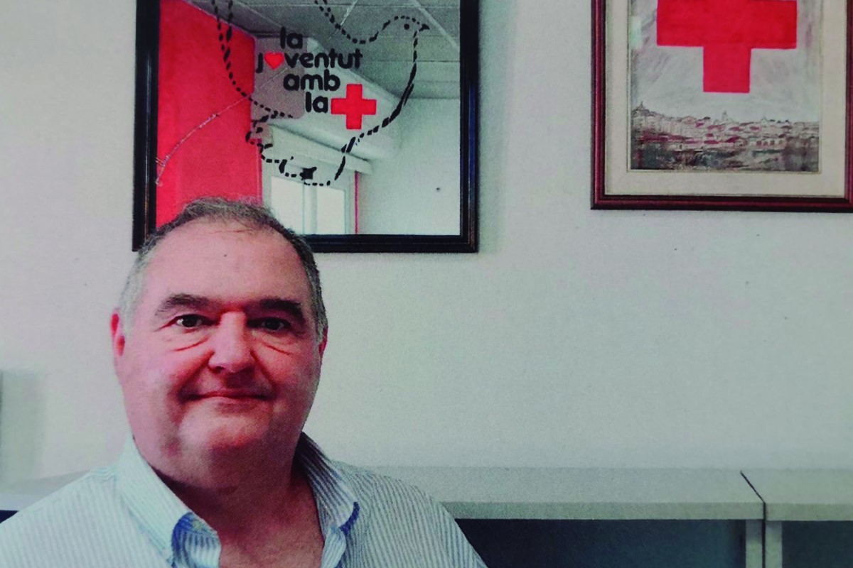 Jordi Garcia, president de Creu Roja Sant Celoni i Baix Montseny