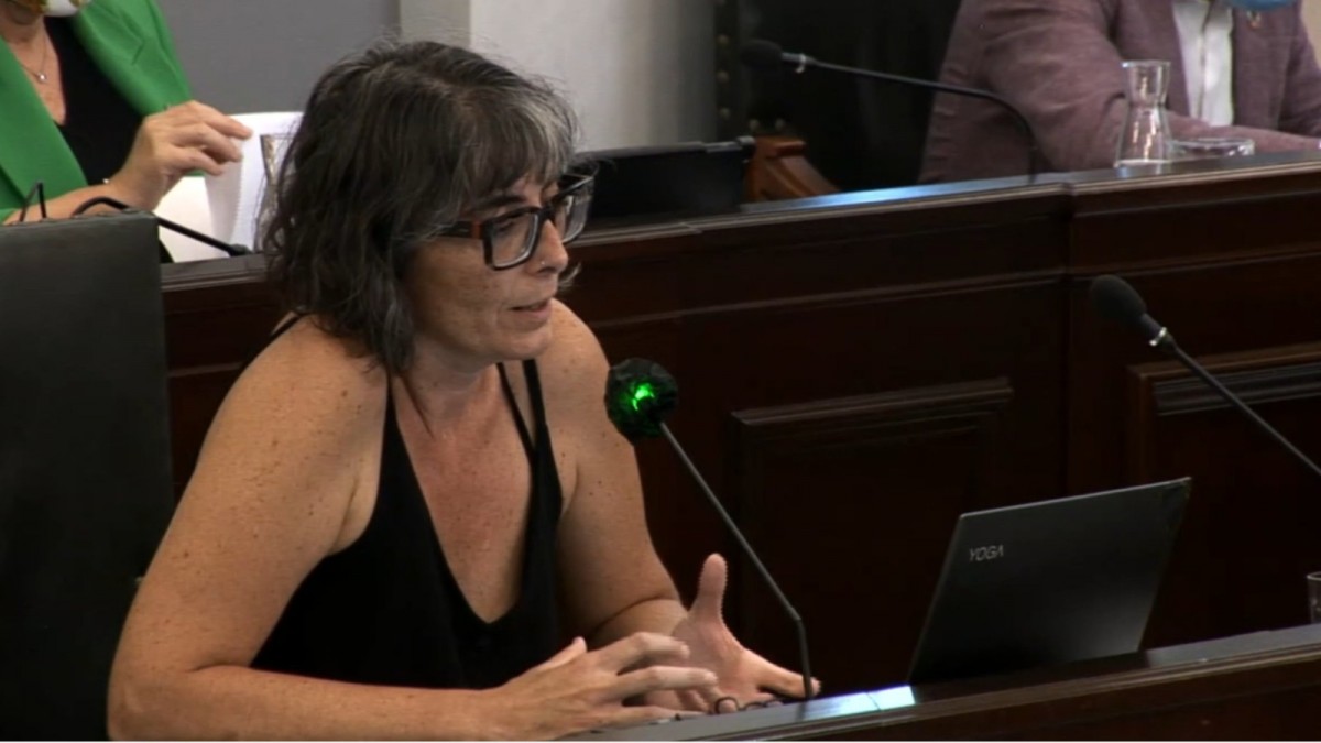 La portaveu cupaire, Marta Llorens, en una imatge d'arxiu, al ple