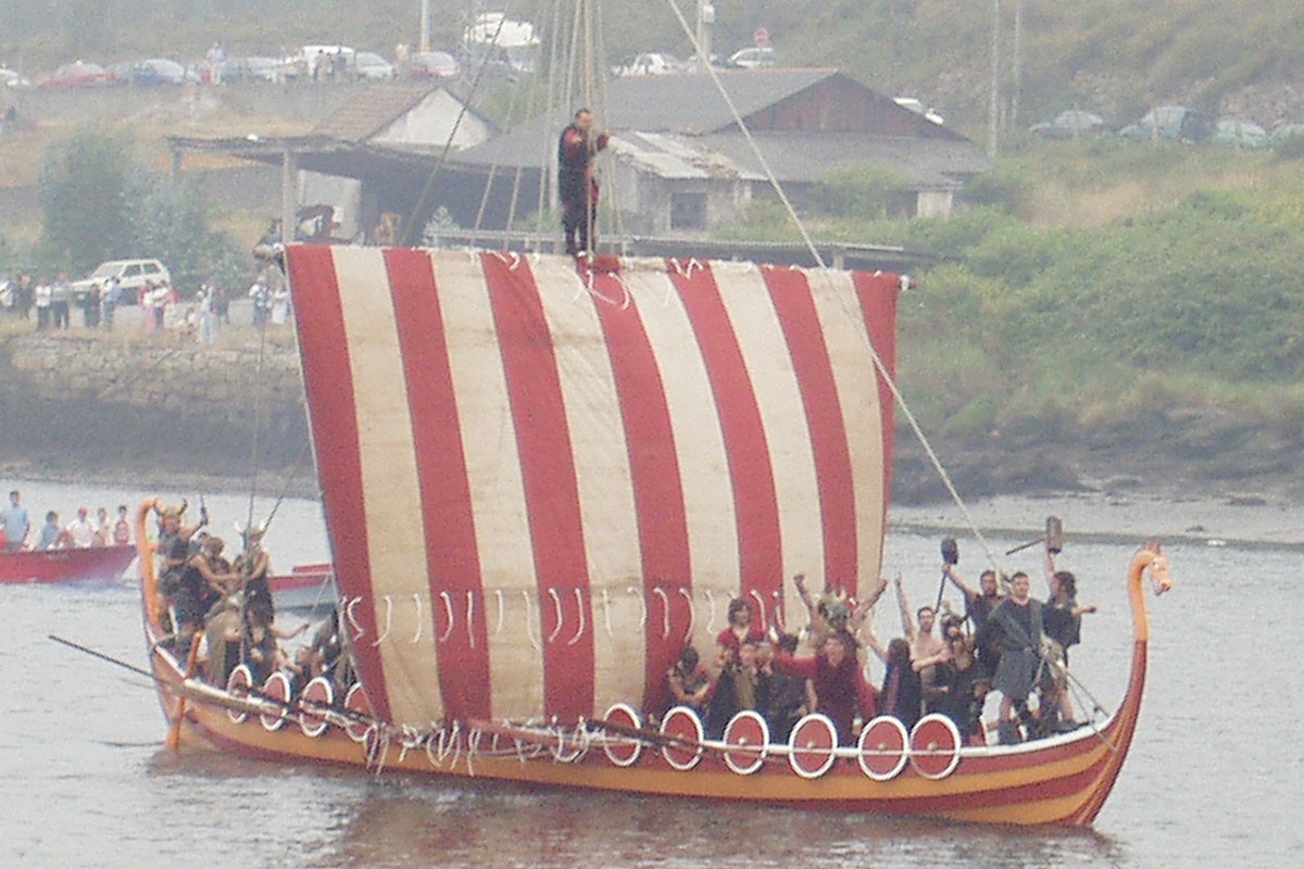 Recreació d'una nau vikinga