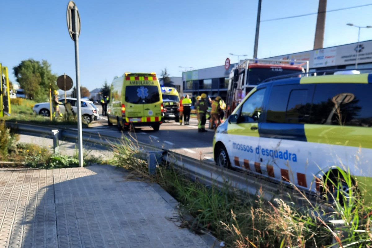 Nou accident a la C-35 al terme municipal de Sant Celoni