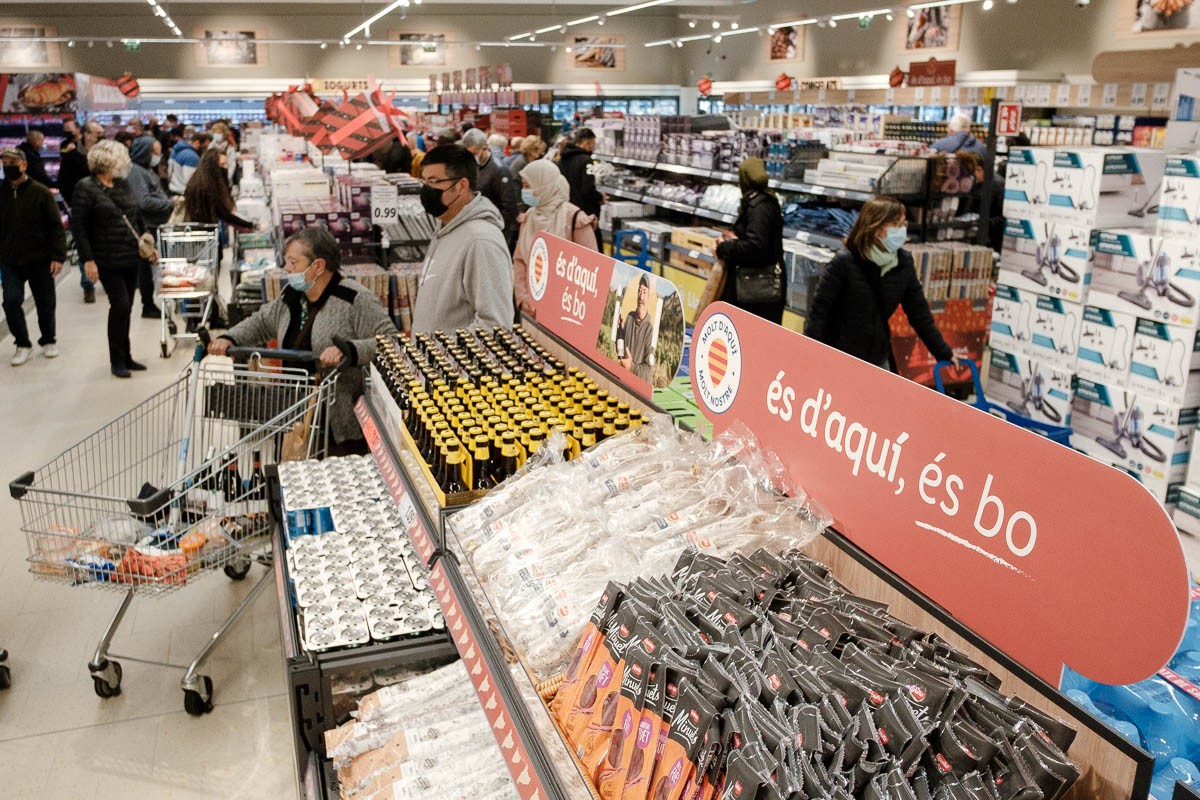 El supermercat Lidl de Vic, en una imatge d'arxiu