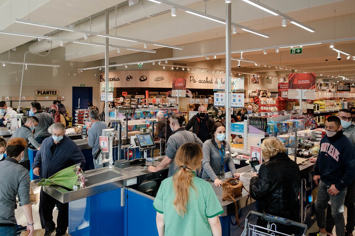Un supermercat Lidl de Vic, en una imatge d'arxiu