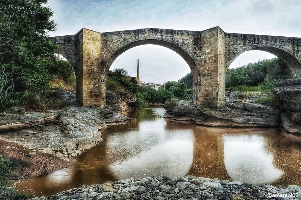 Fotografia guanyadora del concurs fotogràfic a Instagram Coneix el Pont de Vilomara i Rocafort