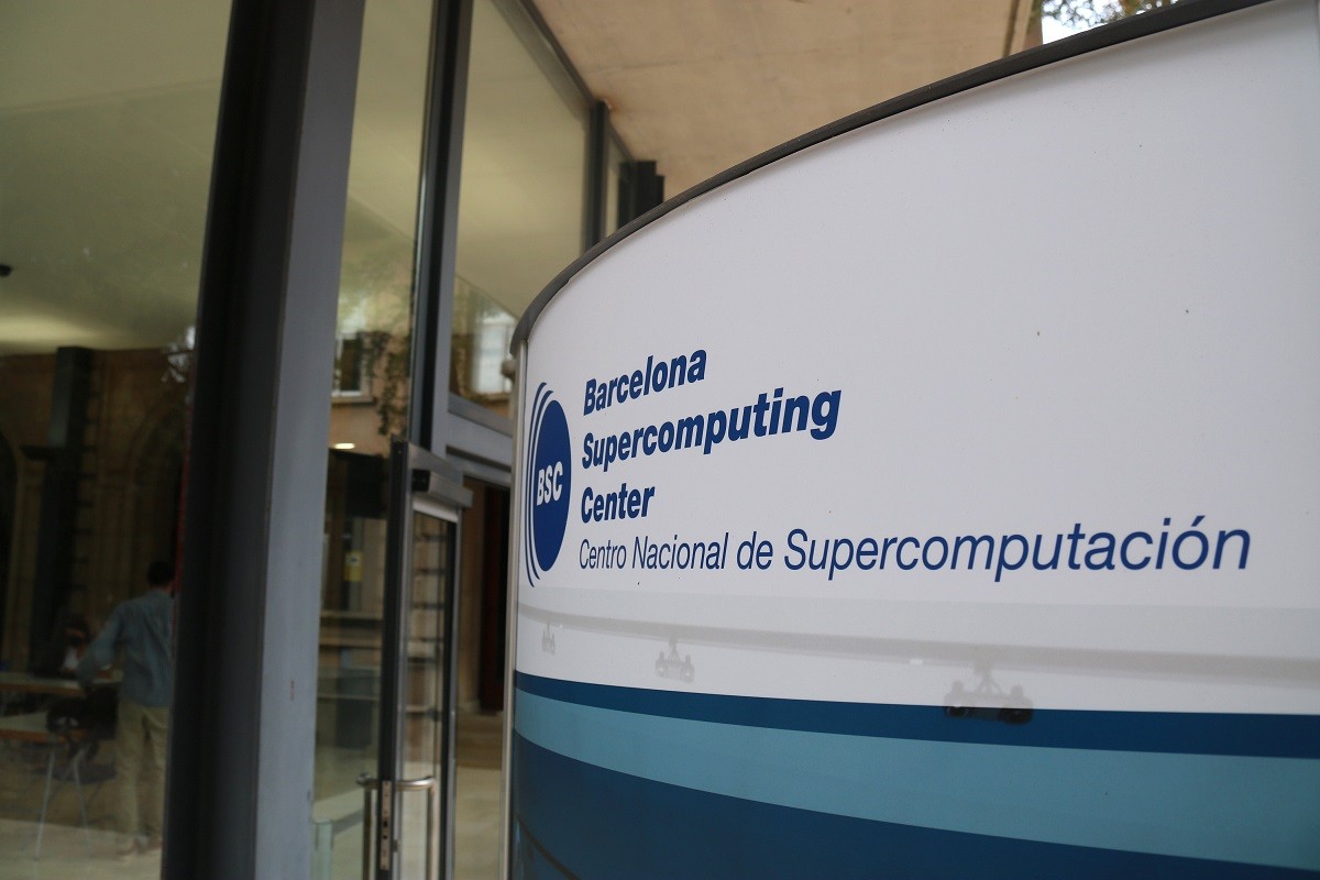 Entrada al Barcelona Supercomputing Center
