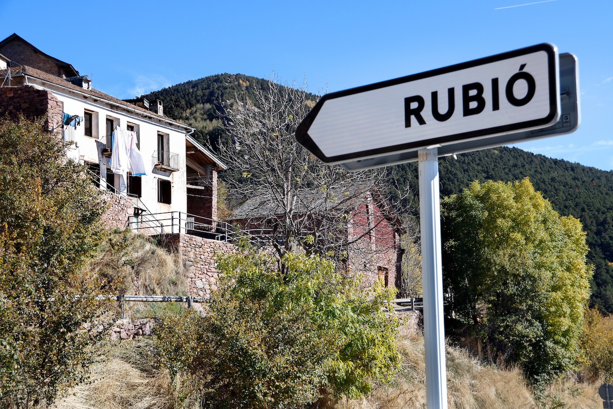 Imatge del poble de Rubió, situat a 1.697 metres d'alçada