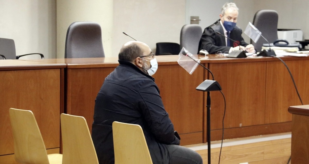 Imatge de l’acusat durant el judici