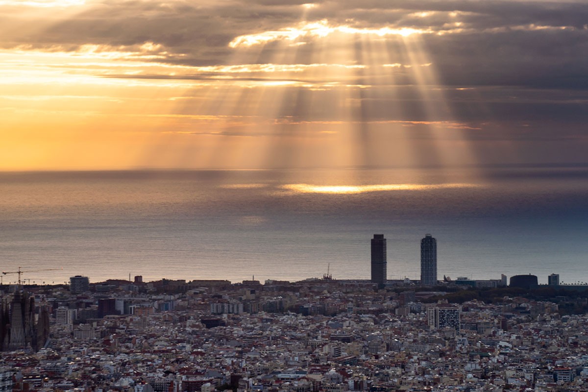 Sortida del sol a Barcelona, aquest dimarts