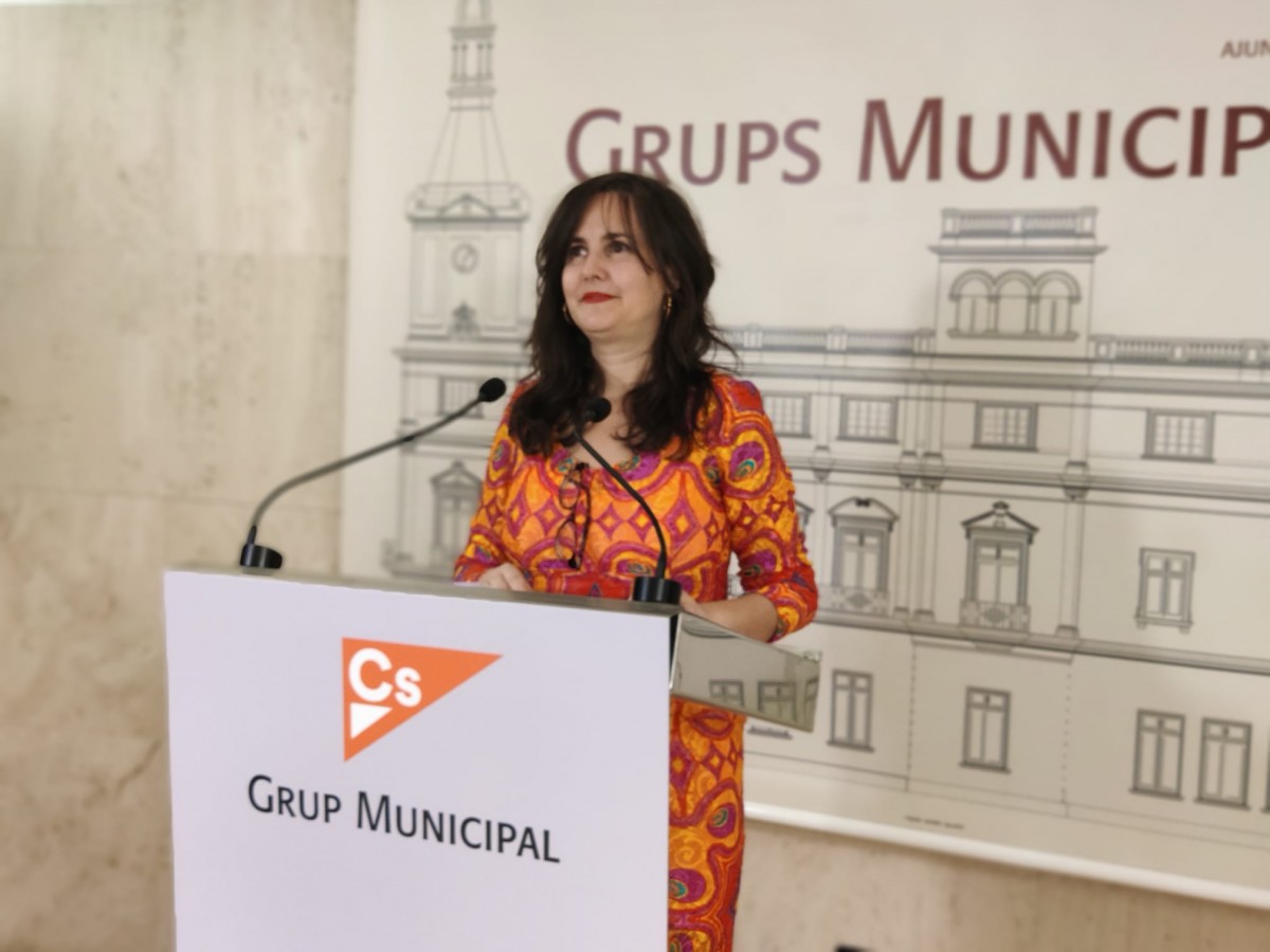 Débora García, en una imatge d'arxiu, a la sala de premsa