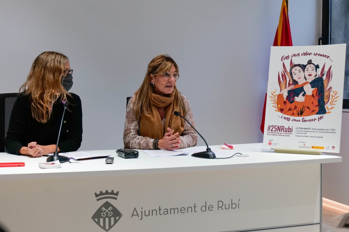 Presentació de la campanya del 25-N de 2021 a Rubí.