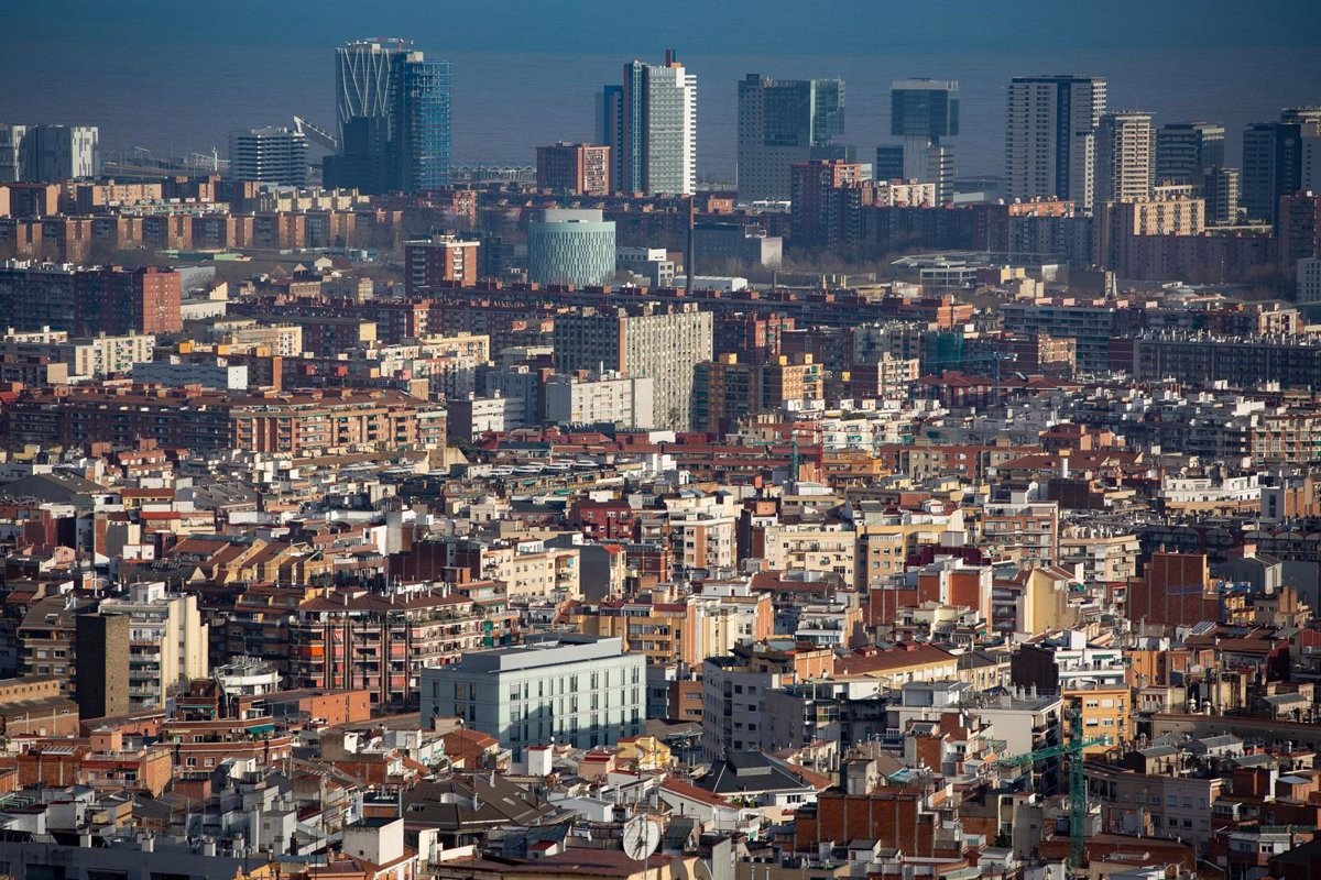 Barcelona, a vista d'ocell