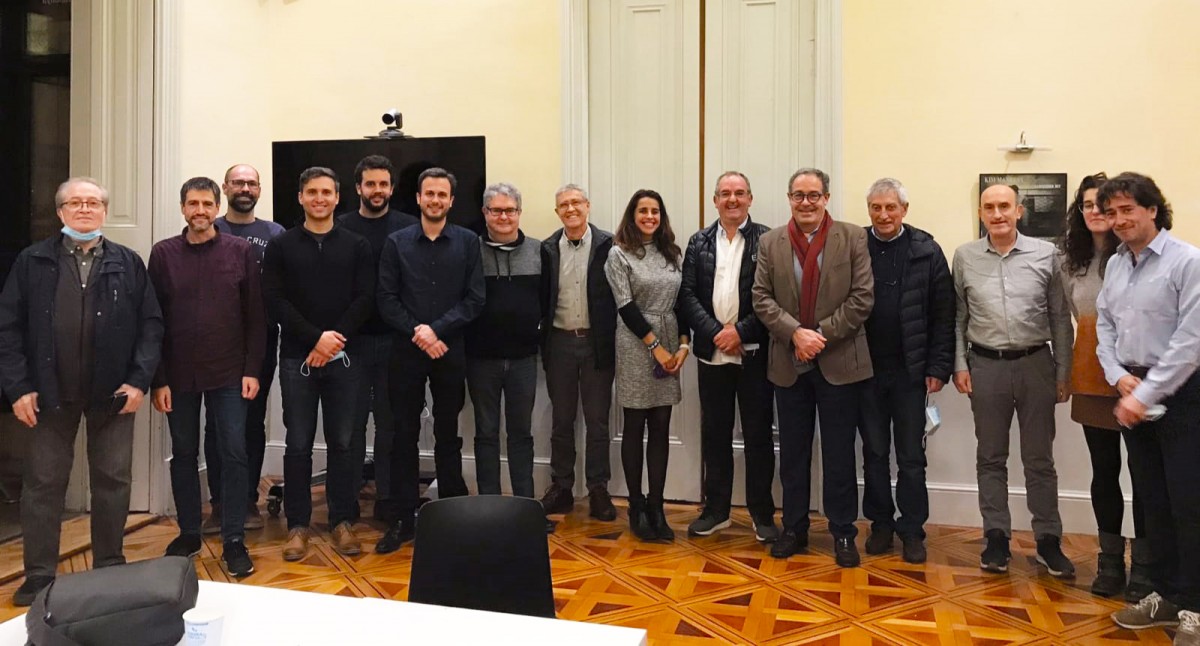 La trobada del patronat de la Fundació Moret i Marguí es va fer al Col·legi de Periodistes de Barcelona. 
