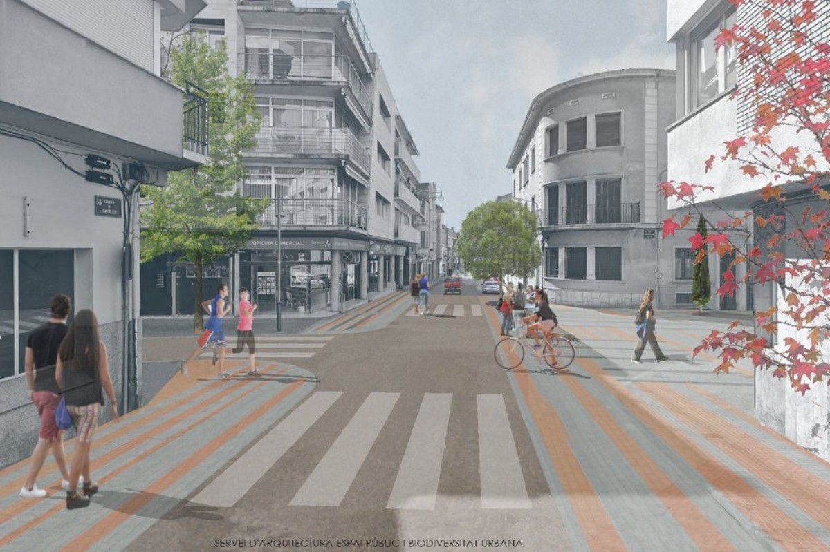 Futur projecte del carrer Galileu de Terrassa. 