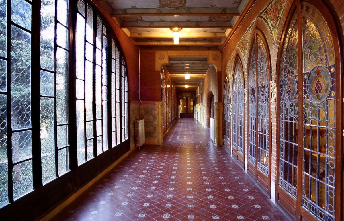 Interior de l'Institut Pere Mata, de Reus