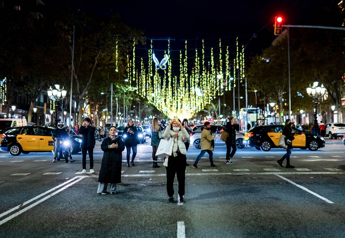 Llums de Nadal a Barcelona.