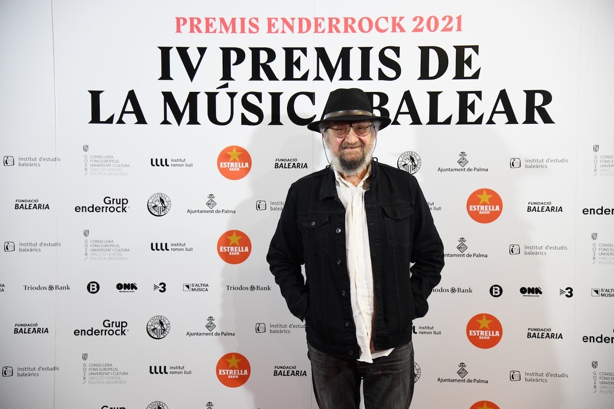 Tomeu Penya als Premis Enderrock de la Música Balear 2021