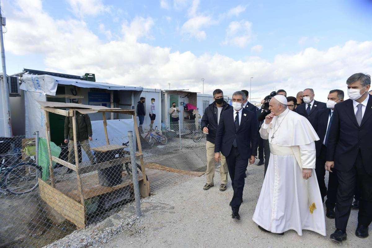 El Papa, durant el viatge a Grècia i Xipre.