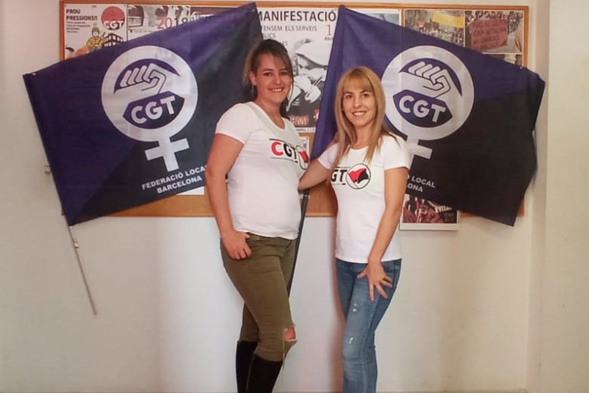 Susana i Verónica Pérez condueixen la Secretaria de gènere de la CGT Manresa