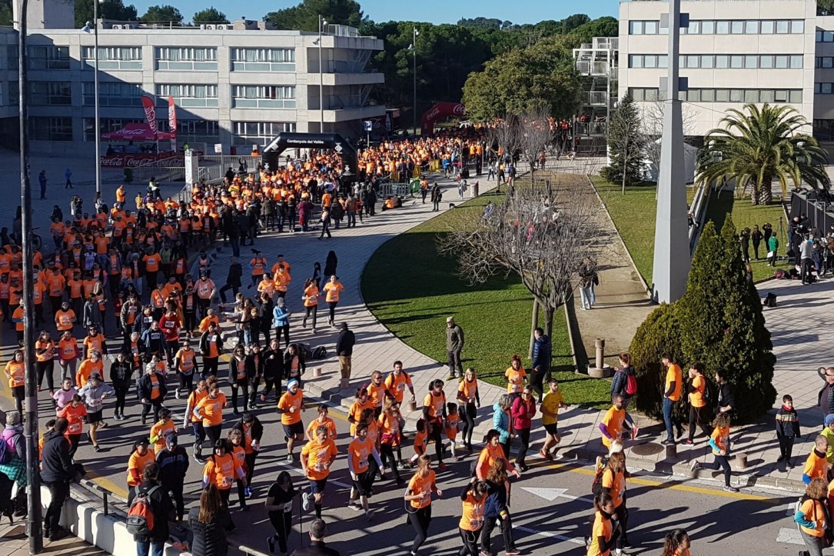 Imatge de la cursa solidària en 2019