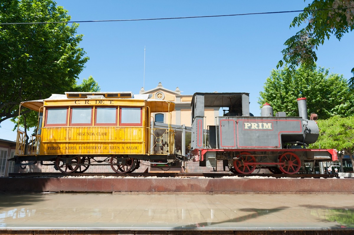 Una imatge de la locomotora «Prim»