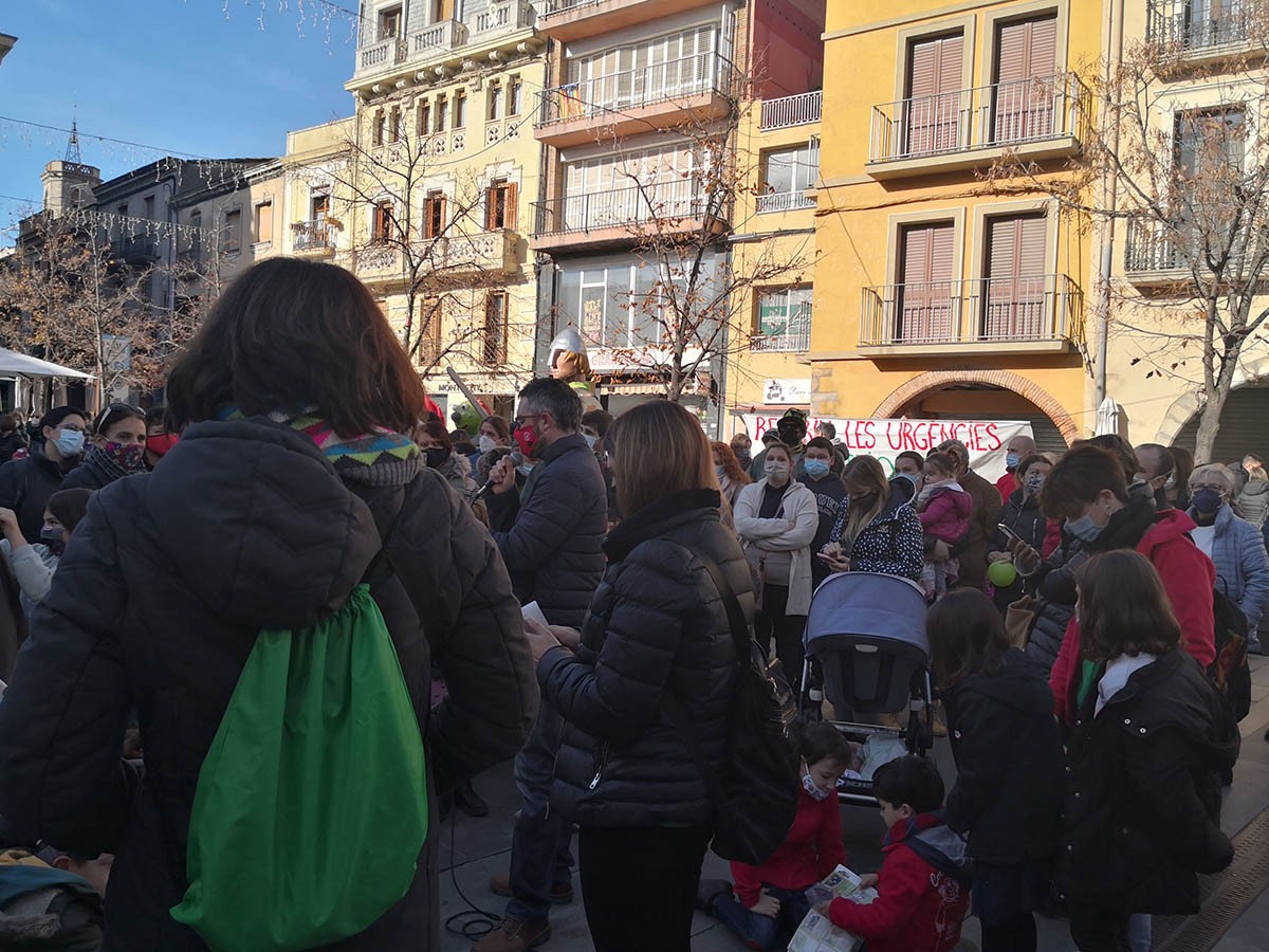 Una imatge de la concentració del passat 11 de desembre a Sant Celoni