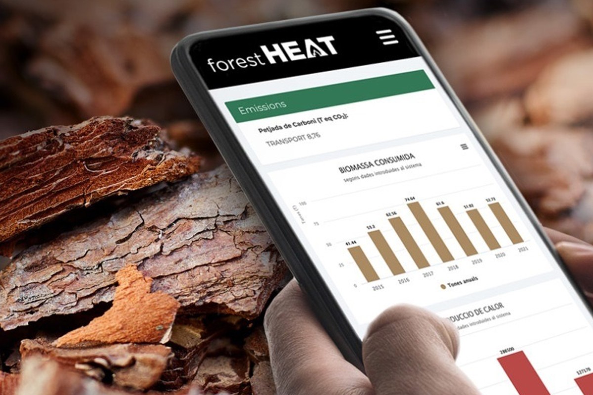 L'aplicació ForestHEAT per gestionar i saber els consums de la caldera de biomassa