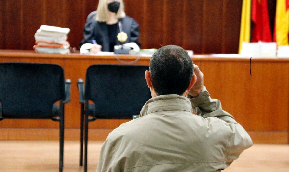 Imatge de l’acusat durant el judici