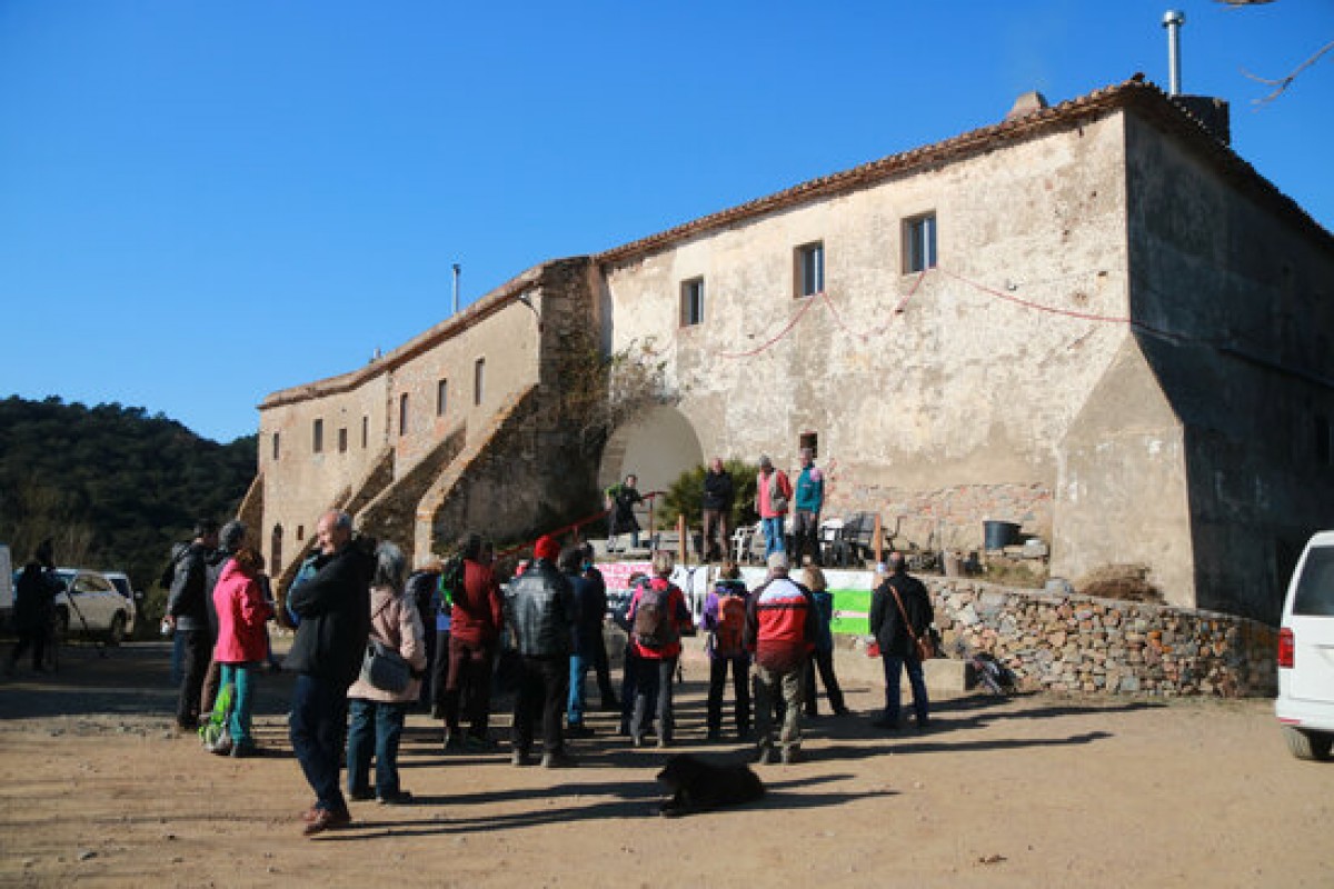 Pla general dels parlaments en defensa del territori que s'han fet a l'ermita de Puigcerver d'Alforja