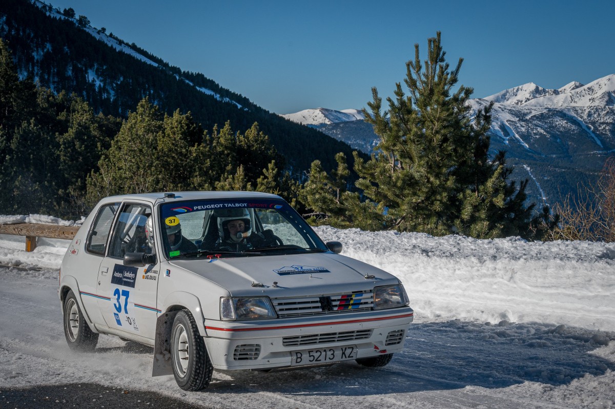 Àngel Bonavida i Anaïs Rigol. Guanyadors de l'Andorra Winter Rally 2021