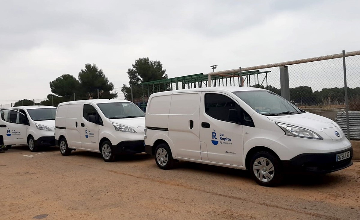 Els nous vehicles elèctrics de la Brigada Municipal de la Ràpita