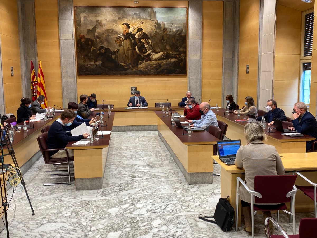 El darrer ple de la Diputació de Girona aquest dimarts.