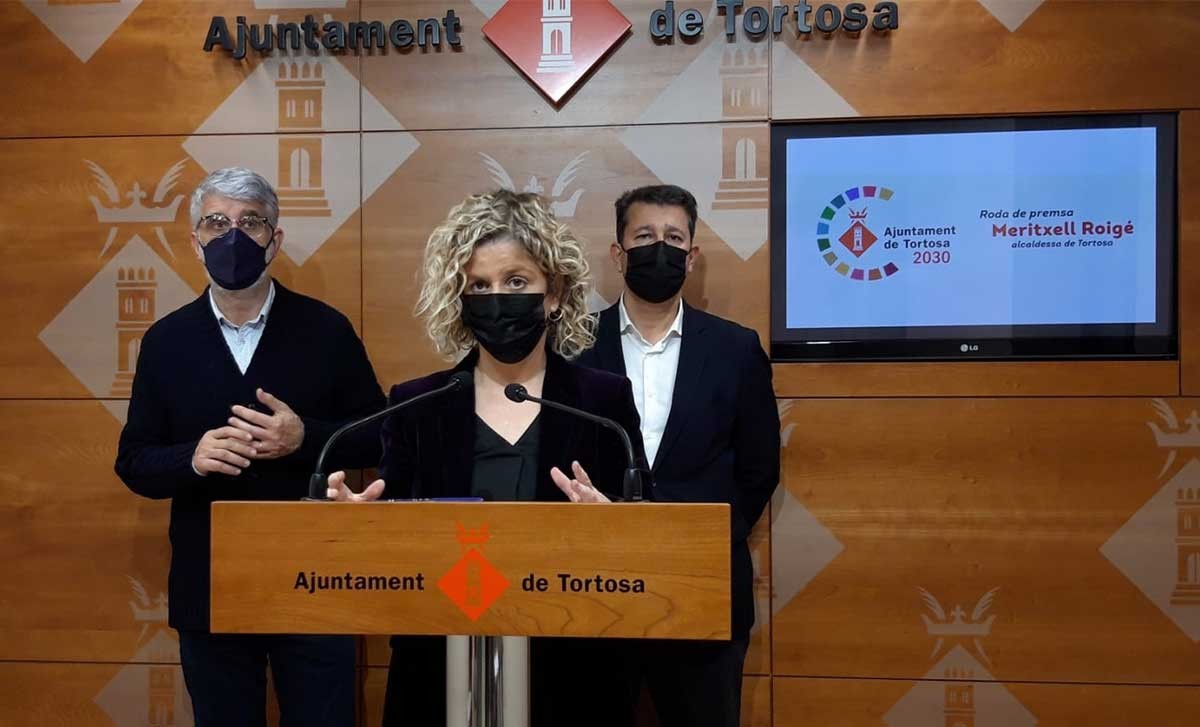 Roda de premsa sobre el pressupost 2022 de L'Ajuntament de Tortosa 